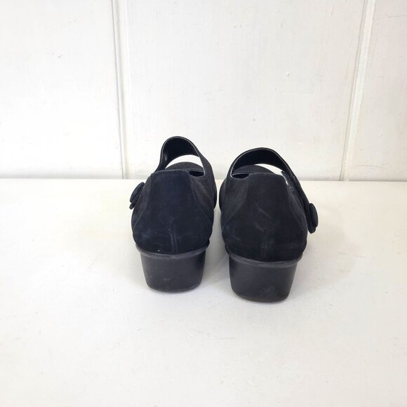 Ros Hommerson Black Suede Mary Jane Shoes - Picture 5 of 7